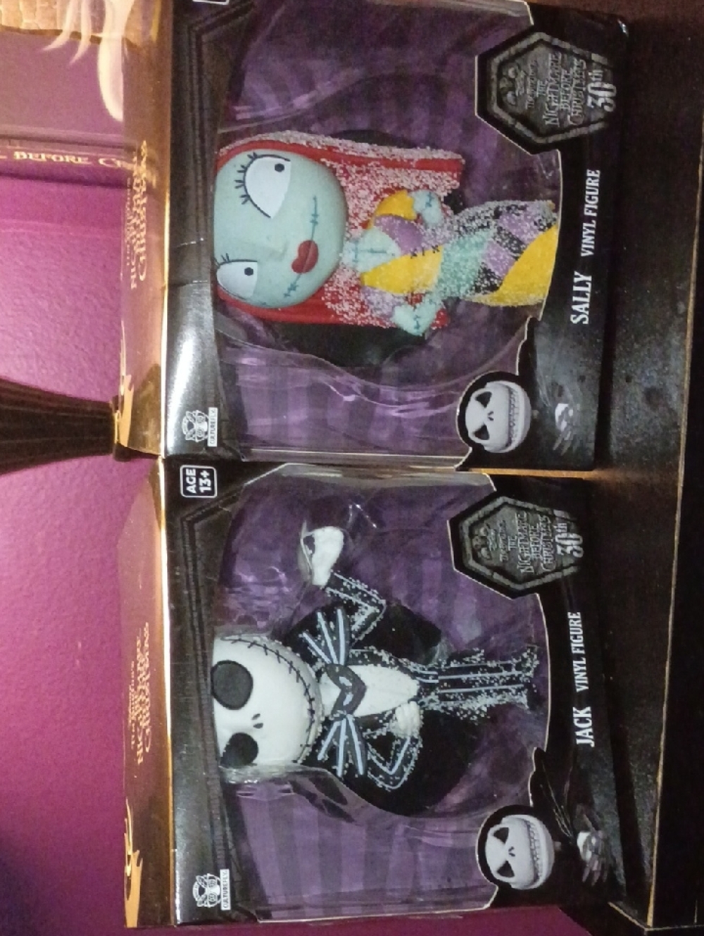 The Nightmare Before Christmas Sally & Jack Vinyl Figures